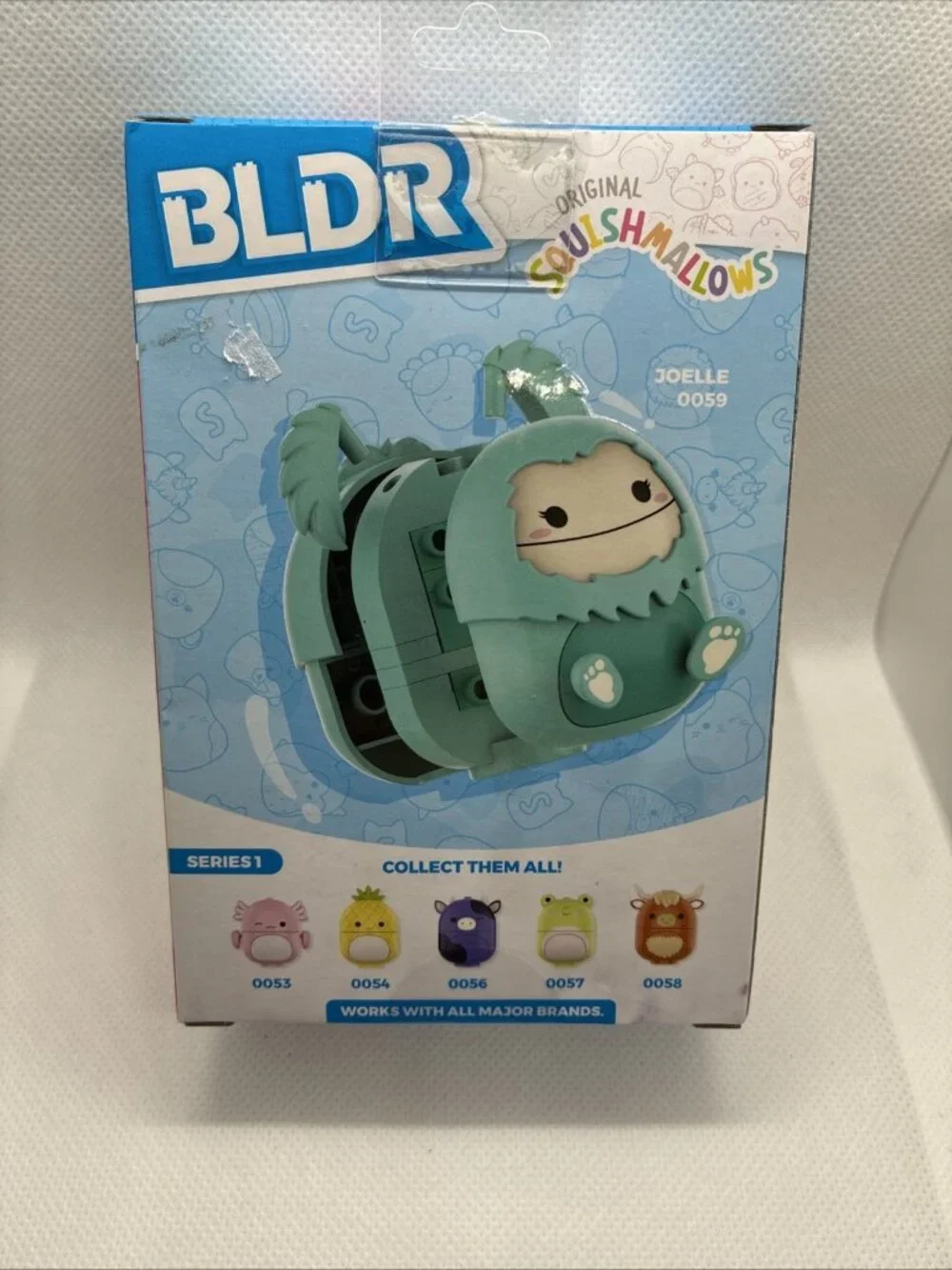 BLDR Squishmallows Joelle Bigfoot Series 1 Building Set 26 Pieces #0059 New